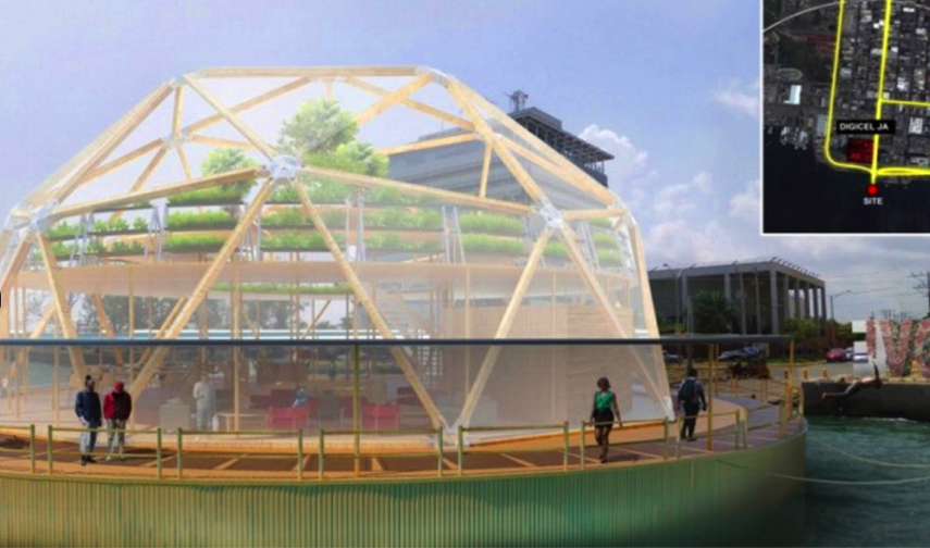 bamboo dome concept in Jamaica